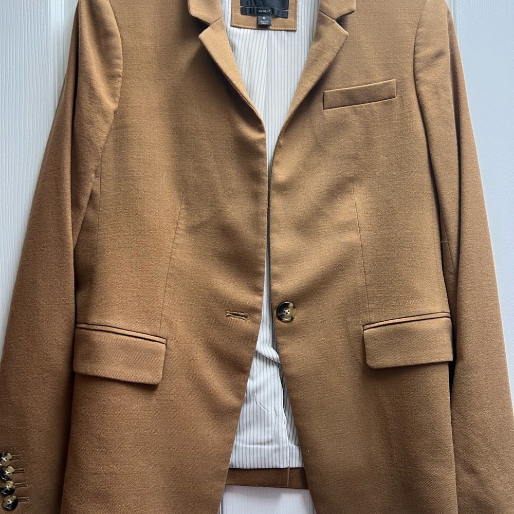 J. Crew Camel Regent Blazer